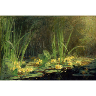 РЕПРОДУКЦИИ НА КАРТИНИ Блато с жаби (1908)